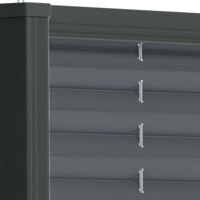 Thermo-Plissee mit Schienen